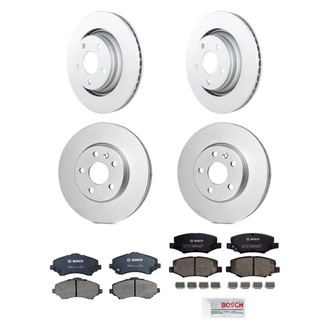 Bosch® - QuietCast™ Premium Front and Rear Brake Kit with Ceramic Pads
