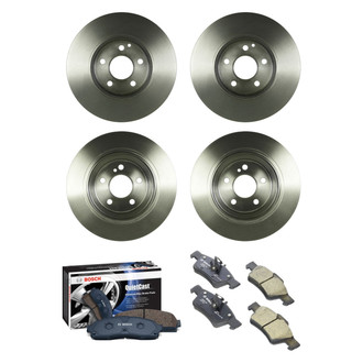 Bosch® - QuietCast™ Premium Front and Rear Brake Kit with Ceramic Pads