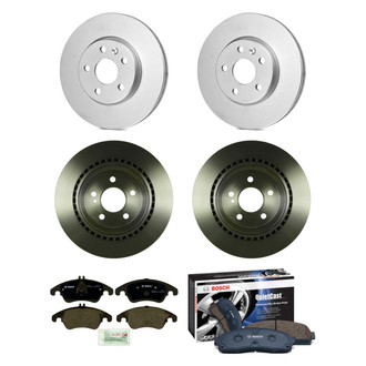 Bosch® - QuietCast™ Premium Front and Rear Brake Kit with Organic Pads