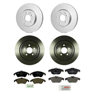 Bosch® - QuietCast™ Premium Front and Rear Brake Kit with Organic Pads