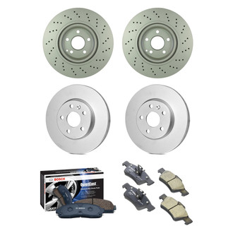 Bosch® - QuietCast™ Premium Front and Rear Brake Kit with Ceramic Pads