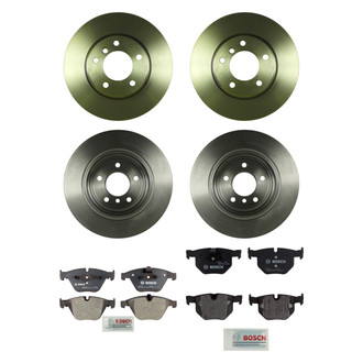 Bosch® - QuietCast™ Premium Front and Rear Brake Kit with Organic Pads