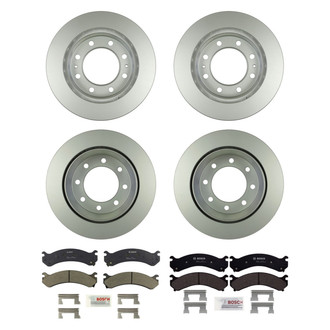 Bosch® - QuietCast™ Premium Front and Rear Brake Kit with Ceramic Pads
