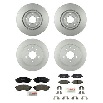 Bosch® - QuietCast™ Premium Front and Rear Brake Kit with Ceramic Pads
