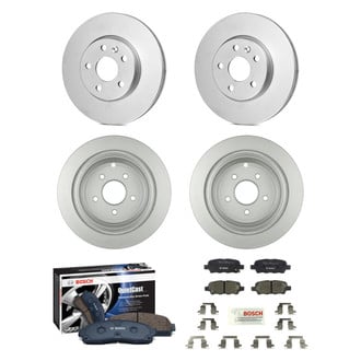 Bosch® - QuietCast™ Premium Front and Rear Brake Kit with Ceramic Pads