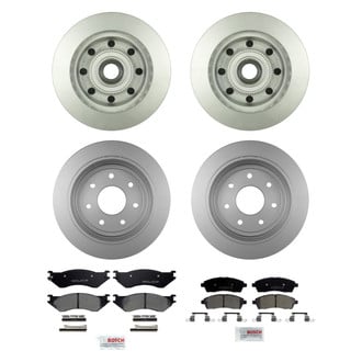 Bosch® - QuietCast™ Premium Front and Rear Brake Kit with Ceramic Pads