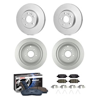 Bosch® - QuietCast™ Premium Front and Rear Brake Kit with Ceramic Pads