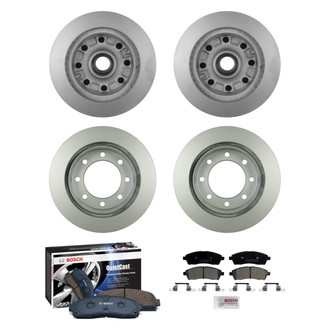Bosch® - QuietCast™ Premium Front and Rear Brake Kit with Ceramic Pads