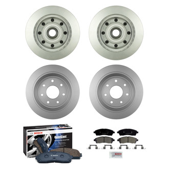 Bosch® - QuietCast™ Premium Front and Rear Brake Kit with Ceramic Pads