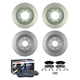 Bosch® - QuietCast™ Premium Front and Rear Brake Kit with Ceramic Pads