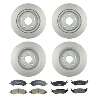 Bosch® - QuietCast™ Premium Front and Rear Brake Kit with Organic Pads