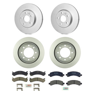 Bosch® - QuietCast™ Premium Front and Rear Brake Kit with Ceramic Pads