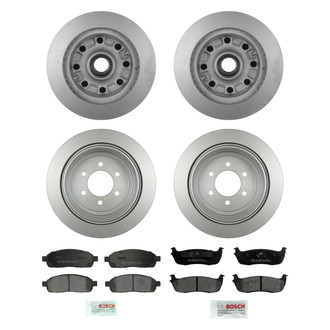 Bosch® - QuietCast™ Premium Front and Rear Brake Kit with Ceramic Pads
