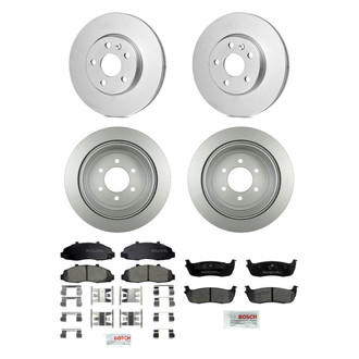 Bosch® - QuietCast™ Premium Front and Rear Brake Kit with Ceramic Pads