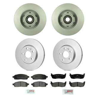 Bosch® - QuietCast™ Premium Front and Rear Brake Kit with Ceramic Pads