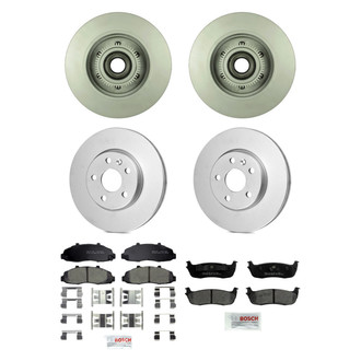 Bosch® - QuietCast™ Premium Front and Rear Brake Kit with Ceramic Pads
