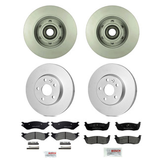 Bosch® - QuietCast™ Premium Front and Rear Brake Kit with Ceramic Pads