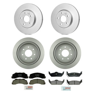 Bosch® - QuietCast™ Premium Front and Rear Brake Kit with Ceramic Pads