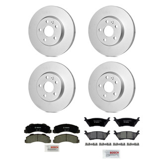 Bosch® - QuietCast™ Premium Front and Rear Brake Kit with Ceramic Pads