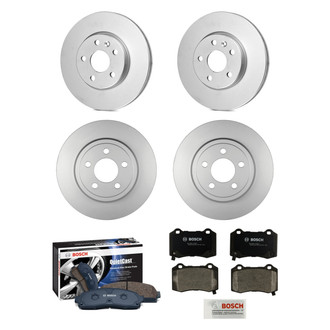 Bosch® - QuietCast™ Premium Front and Rear Brake Kit with Organic Pads