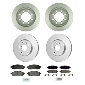 Bosch® - QuietCast™ Premium Front and Rear Brake Kit with Ceramic Pads