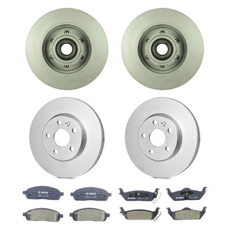 Bosch® - QuietCast™ Premium Front and Rear Brake Kit with Organic Pads
