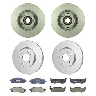 Bosch® - QuietCast™ Premium Front and Rear Brake Kit with Organic Pads