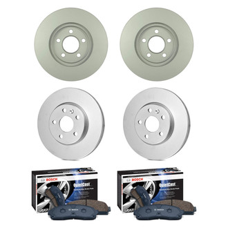 Bosch® - QuietCast™ Premium Front and Rear Brake Kit with Ceramic Pads