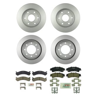 Bosch® - QuietCast™ Premium Front and Rear Brake Kit with Ceramic Pads