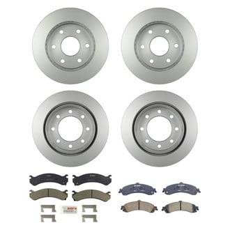 Bosch® - QuietCast™ Premium Front and Rear Brake Kit with Ceramic Pads