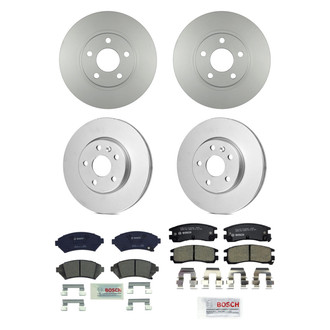 Bosch® - QuietCast™ Premium Front and Rear Brake Kit with Ceramic Pads