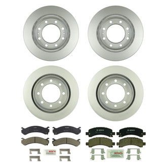 Bosch® - QuietCast™ Premium Front and Rear Brake Kit with Ceramic Pads