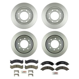 Bosch® - QuietCast™ Premium Front and Rear Brake Kit with Ceramic Pads