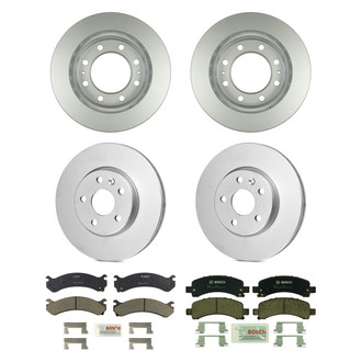Bosch® - QuietCast™ Premium Front and Rear Brake Kit with Ceramic Pads