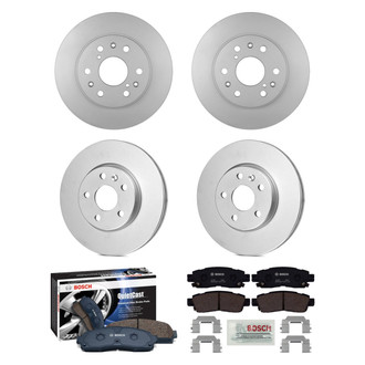 Bosch® - QuietCast™ Premium Front and Rear Brake Kit with Ceramic Pads