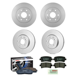 Bosch® - QuietCast™ Premium Front and Rear Brake Kit with Ceramic Pads