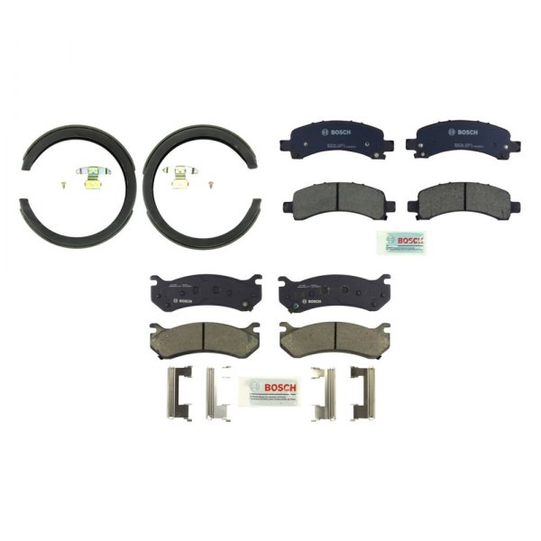 Bosch® - 3-Pc Blue Parking Brake Shoe Kit