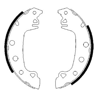 Bosch® - Blue™ Parking Brake Shoes