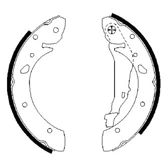 Bosch® - Blue™ Parking Brake Shoes