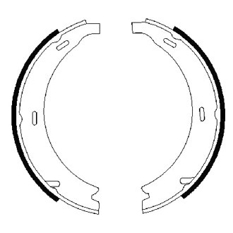 Bosch® - Blue™ Parking Brake Shoes