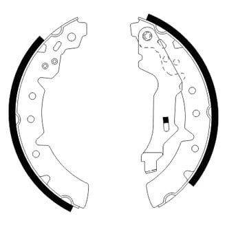 Bosch® - Blue™ Parking Brake Shoes