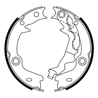 Bosch® - Blue™ Rear Parking Brake Shoes