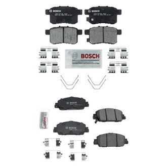Bosch® - QuietCast™ Premium Ceramic Front and Rear Disc Brake Pad Set