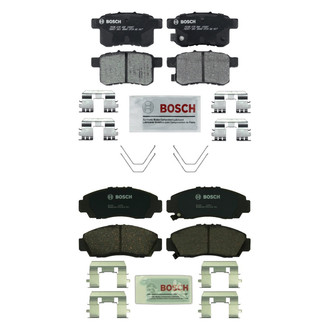 Bosch® - QuietCast™ Premium Ceramic Front and Rear Disc Brake Pad Set