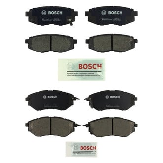 Bosch® - QuietCast™ Premium Ceramic and Organic Front and Rear Disc Brake Pad Set