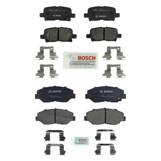 Bosch® - QuietCast™ Premium Ceramic Front and Rear Disc Brake Pad Set