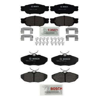 Bosch® - QuietCast™ Premium Ceramic Front and Rear Disc Brake Pad Set