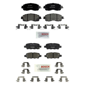 Bosch® - QuietCast™ Premium Ceramic Front and Rear Disc Brake Pad Set