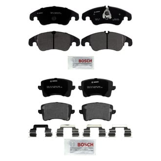 Bosch® - QuietCast™ Premium Organic Front and Rear Disc Brake Pad Set