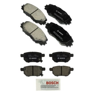 Bosch® - QuietCast™ Premium Ceramic Front and Rear Disc Brake Pad Set